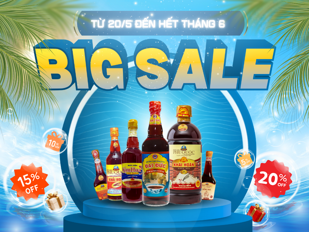 Siêu khuyến mãi đặc sản Phú Quốc (BIG SALE)